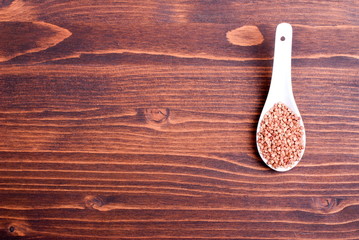 raw buckwheat on board diet food