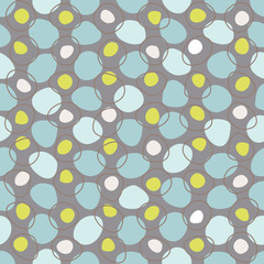 Vector vintage geometric abstract seamless pattern