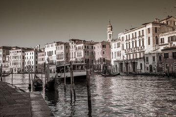 Fototapeta na wymiar Venezia. L'architettura della città e la sua laguna