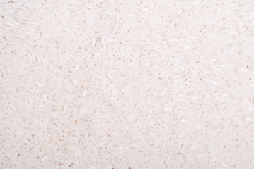 uncooked rice expanded in the background