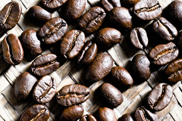 Geröstete Kaffeebohnen