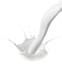 milk splash drop white liquid