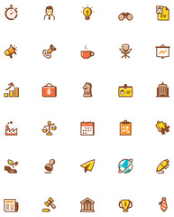 Vector business icon set