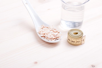 raw oatmeal diet food on board