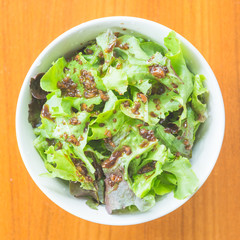 Green vegetables salad