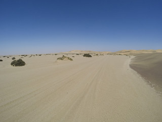 Fototapeta na wymiar Namib desert near Swakopmund, Namibia, Africa