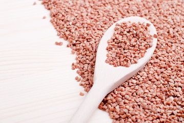 raw buckwheat on board diet food