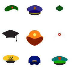 Different hats. Raster