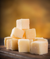 Various types of cheese