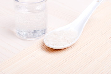 uncooked rice on board diet food