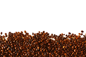 vorlage: kaffebohnen schüttung, präsentations chart