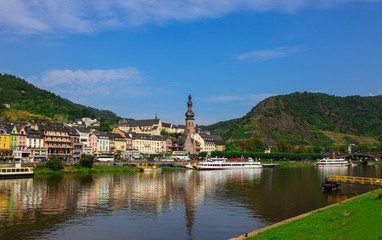 Fototapeta premium Cochem on the Moselle in Germany