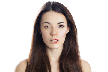 Fototapeta premium face before and after