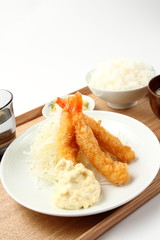 エビフライ定食
