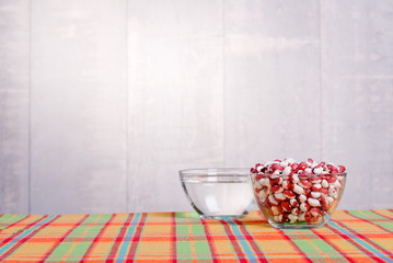raw speckled beans on board diet food
