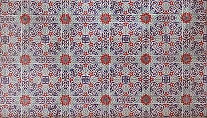 Seamless mosaic tile pattern