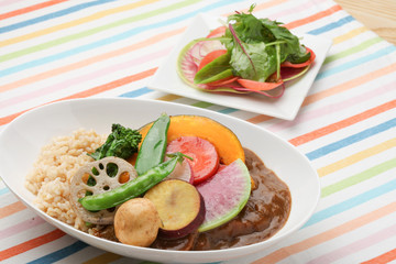 焼き野菜のカレー