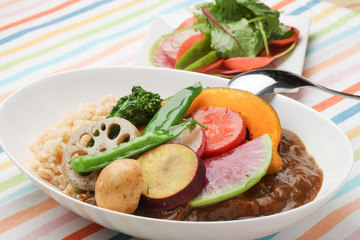 焼き野菜のカレー