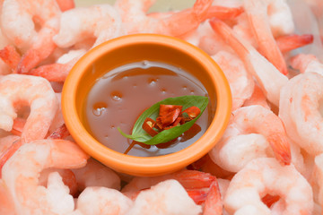 boiled shrimps