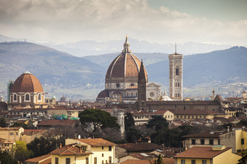 Fototapeta premium Firenze,veduta della città,il Duomo