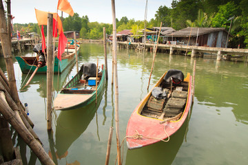 Obraz premium Fishing Village