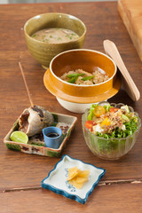 Japanese fusion food set