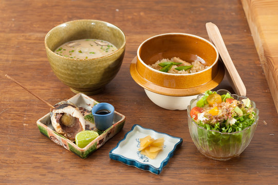 Japanese fusion food set