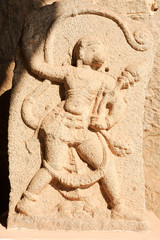 Basrelief at Royal Centre on Hampi