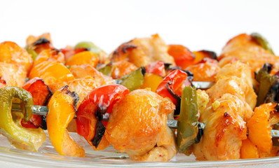 Closeup of Chicken tikka