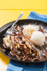 ice cream crepe