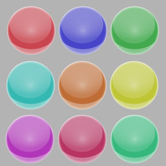 Multicolor Gliss Buttons