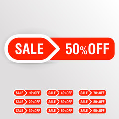 sale badge.
