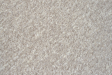 Beige nylon carpet, uncut level loops