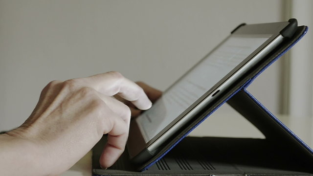 Female Hands With Tablet Computer