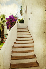 Stairs - vintage photo