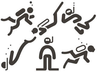 diving icons