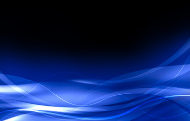 elegant abstract blue background with waves