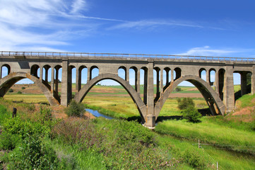 Old abandoned bridge