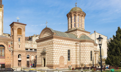The Old Court Church in Bucharest - obrazy, fototapety, plakaty