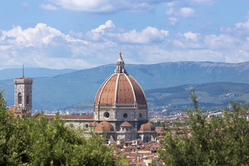 Fototapeta na wymiar Cathedral Maria del Fiore, Florence, Italy