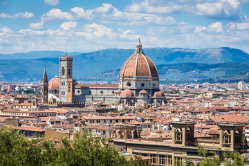 Fototapeta na wymiar Cathedral Maria del Fiore, Florence, Italy