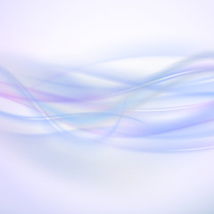 Abstract blue wave background, light vector design