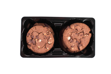 set round wholewheat biscuits