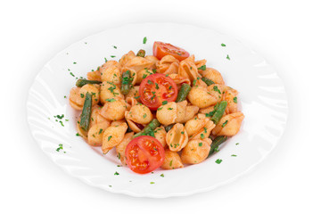 Tasty italian pasta.