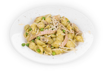 Tasty italian pasta.