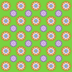 Spring decorative background with flowers