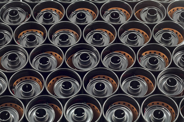 texture of mm film cases