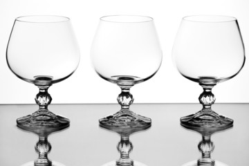 Glasses for brandy.