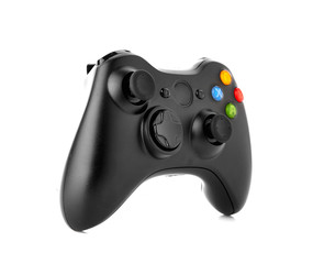video game controller isolated on white background
