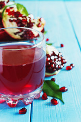 fresh pomegranate juice